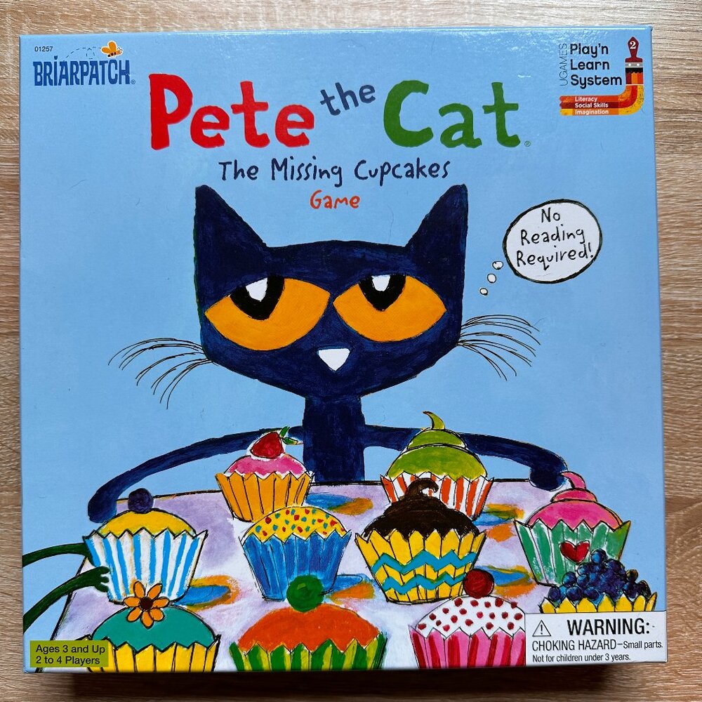 Pete the Cat: The Missing Cupcakes Kids Board Game ages 3+ and 2-4 players